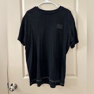 Stylish Black Short Sleeve Men's Tee